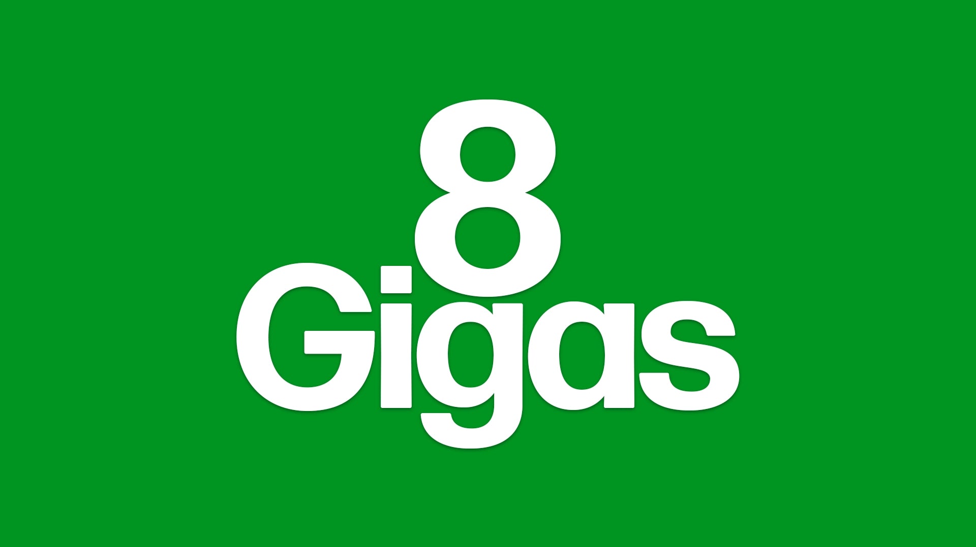 Desconto de 8 Gigas