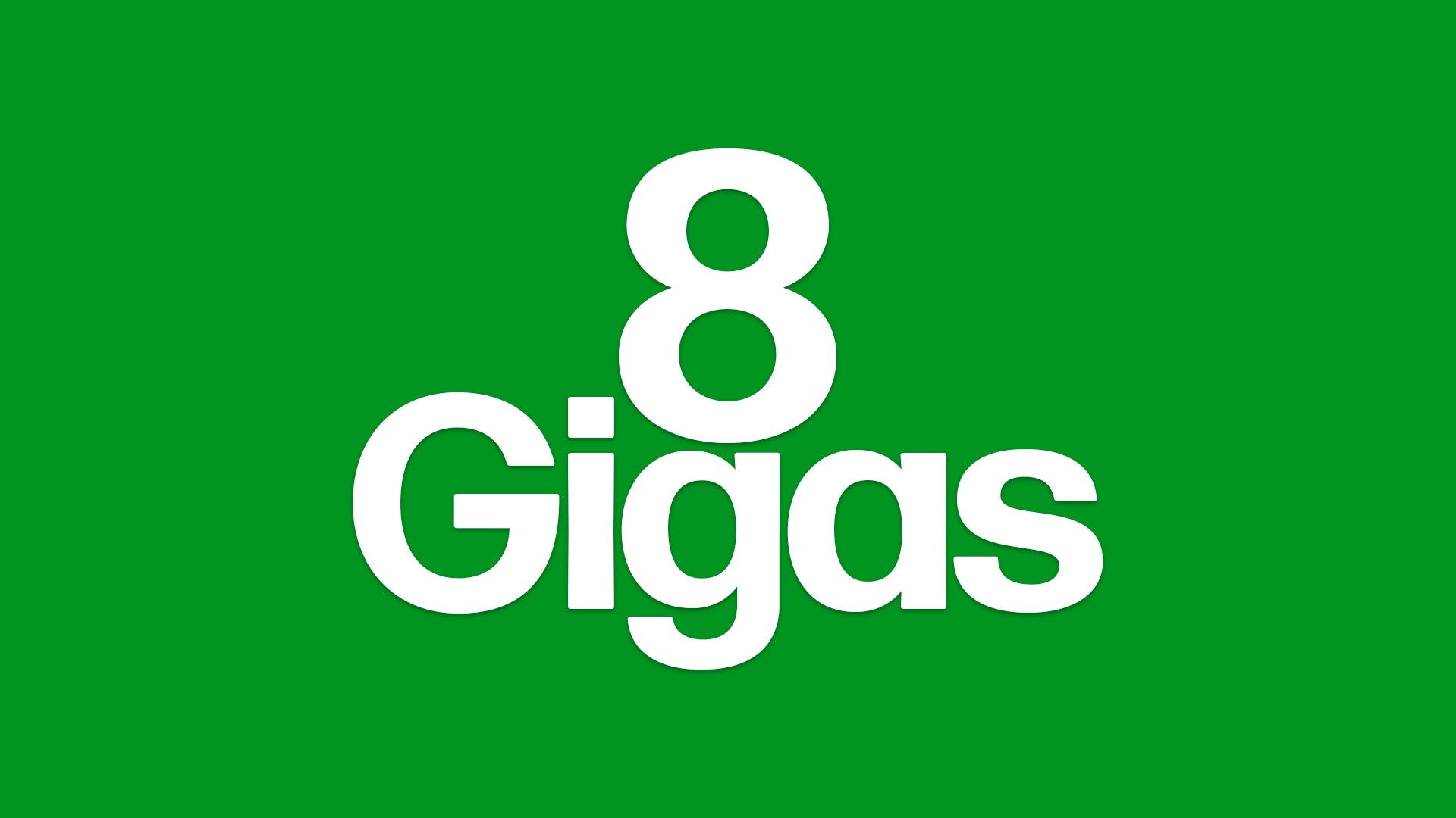 Desconto de 8 Gigas
